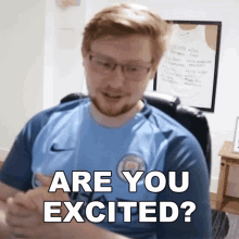 Are You Excited Ollie Dixon GIF - Are You Excited Ollie Dixon Are You Thrilled GIFs