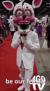 Fnaf Join Us Be Our Friend GIF - Fnaf Join Us Be Our Friend Mangle GIFs