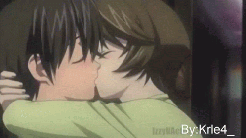 Anime couple  kiss Wallpaper Download  MobCup