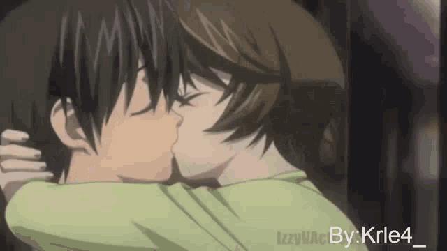 Anime Hug Kissing GIF - Anime Hug Kissing Hug - Discover & Share GIFs