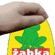 Frog Shop Zabka Sticker - Frog Shop Zabka Petting Stickers