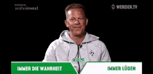 Markus Anfang Immer Die Wahrheit GIF - Markus Anfang Immer Die Wahrheit Werder Bremen GIFs