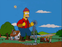 Giant GIF - Giggling Simpsons GIFs