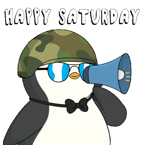 Weekend Penguin Sticker - Weekend Penguin Saturday Stickers
