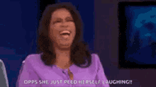 lol oprah laugh pee