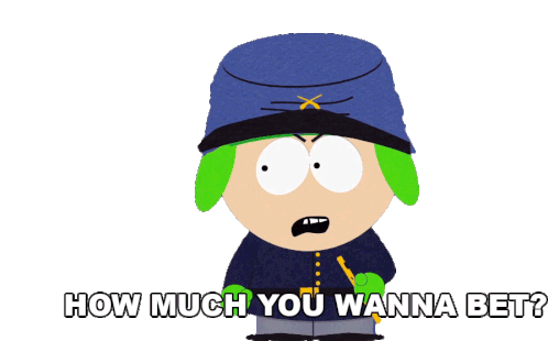 How Much You Wanna Bet Kyle Broflovski Sticker - How Much You Wanna Bet Kyle Broflovski South Park Stickers