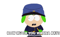How Much You Wanna Bet Kyle Broflovski Sticker - How Much You Wanna Bet Kyle Broflovski South Park Stickers