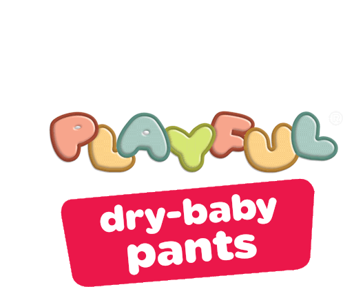 Playful Diapers Playful Logo Sticker - Playful Diapers Playful Logo Playful Stickers
