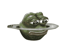 about to cry sad frog spinning pepe