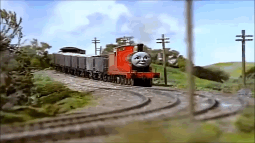 James The Red Engine Thomas The Tank Engine GIF - James the Red Engine  Thomas the Tank Engine Thomas the Tank Engine and Friends - Discover &  Share GIFs