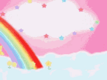 Hello Kitty Rainbow GIF