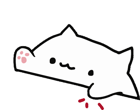 Bongo Cat Cute Png Sticker - Bongo Cat Cute Png Stickers
