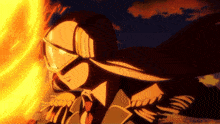 a cartoon drawing of a woman with a flame coming out of her head