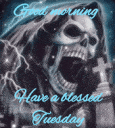 Skull Tuesday GIF - Skull Tuesday Blessed Tuesday GIFs