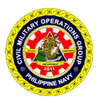 a logo for civil military operations group philippines navy