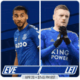 Everton F.C. Vs. Leicester City F.C. Pre Game GIF - Soccer Epl English Premier League GIFs