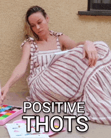 Brie Larson Positive Thots GIF - Brie Larson Positive Thots GIFs