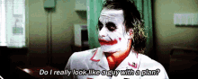 Joker Plan GIF - The Dark Knight Joker Heath Ledger GIFs