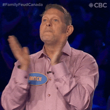 Applause Mitch GIF - Applause Mitch Family Feud Canada GIFs