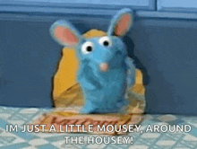 Tutter Tutter The Mouse GIF - Tutter Tutter The Mouse Bear In The Big Blue House GIFs