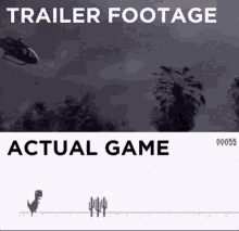 dino actual game trailer footage dinosaur