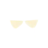 a pair of bowls with dots on them on a white background .