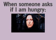 Snape Hungry GIF