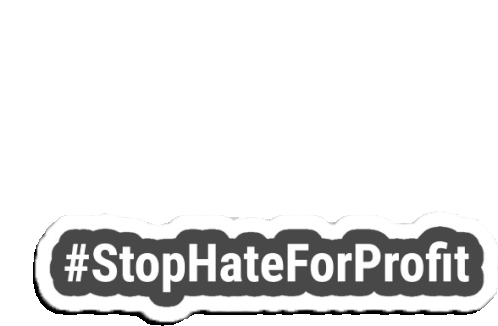 Stop Hate For Profit Text Sticker - Stop Hate For Profit Stop Hate Text Stickers