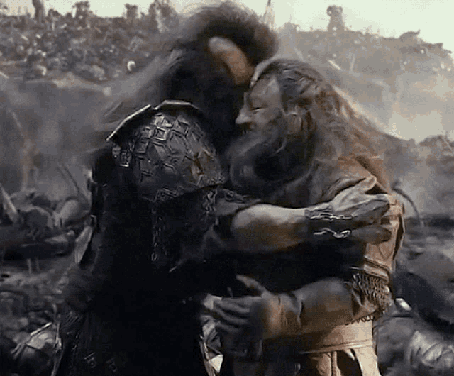 Dwarves Brothers GIF - Dwarves Brothers Hugs - Discover & Share GIFs