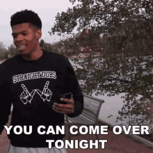You Can Come Over Tonight Rickey GIF - You Can Come Over Tonight Rickey You Can Visit Tonight GIFs