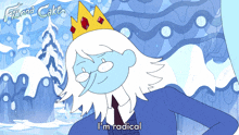 I'M Radical Winter King GIF - I'M Radical Winter King Adventure Time Fionna And Cake GIFs