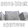 Stone Block Sticker - Stone Block Stone Block Stickers