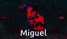 Miguel Spider Man 2099 GIF - Miguel Spider Man 2099 Miguel O'Hara GIFs
