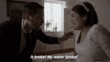 It Broke! My Water Broke! GIF - Water Broke It Broke My Water Broke GIFs