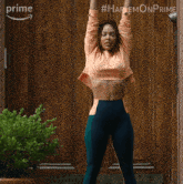 Stretching Camille Parks GIF - Stretching Camille Parks Meagan Good GIFs