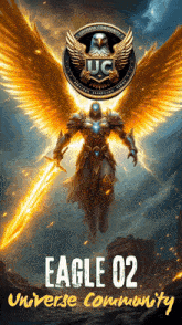 a poster for eagle 02 universe community