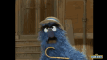 sesame street fuzzy and blue herry monster