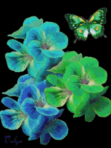 Flowers Butterfly GIF - Flowers Butterfly Colors GIFs