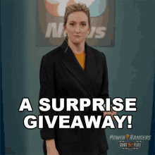 A Surprise Giveaway Jane GIF - A Surprise Giveaway Jane Power Rangers Dino Fury GIFs
