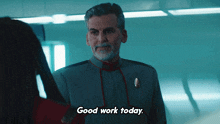 Good Work Today Admiral Vance GIF - Good Work Today Admiral Vance Star Trek Discovery GIFs