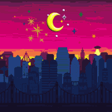 a pixel art of a city skyline with the word aliabadi written in pink
