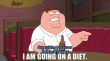 Family Guy Peter Griffin GIF - Family Guy Peter Griffin I Am Going On A Diet GIFs