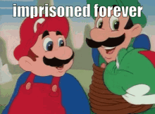 Mario Yoshi GIF - Mario Yoshi Imprisoned GIFs