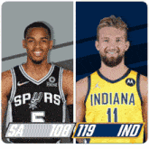 San Antonio Spurs (108) Vs. Indiana Pacers (119) Post Game GIF - Nba Basketball Nba 2021 GIFs