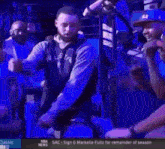 a basketball game is being played on a nba classic tv