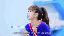 I Told You To Smile Why Dont You GIF - I Told You To Smile Why Dont You Lisa GIFs