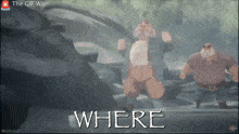 a gif of a man with a beard and the words where on the bottom