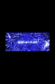 a dark blue background with a few white lines on it