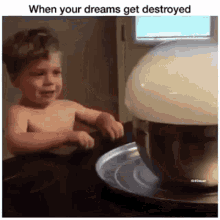 Boys Dream When Your Dreams Get Destroyed GIF