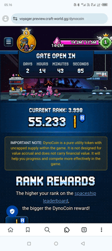 a screenshot of a game called dynamocoin